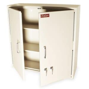 Harloff Large Double Door Narcotics Cabinet | NC30D30-BK2