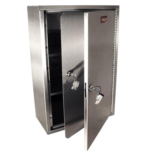 Harloff Tall Stainless Steel Narcotics Cabinet | NCSS24C16-DT2 - Image 3