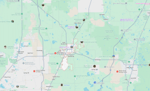 Brooskville Service Map