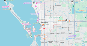 Sarasota Service Map