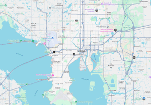 Tampa Service Map