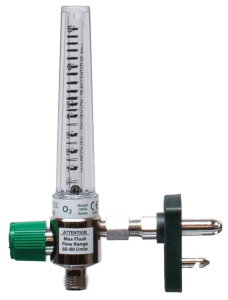 Chrome O2 Flowmeter Chemetron Quick Connect