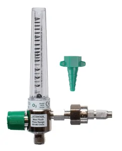 Chrome O2 Flowmeter Schrader