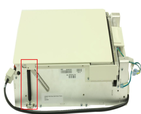 GE Case Stress Test Printer Gas Shock, Venture Medical Requip.